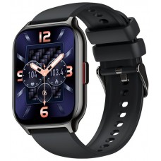 Smartwatch COOL Nova Silicona Negro (Llamadas, Salud, Deporte)