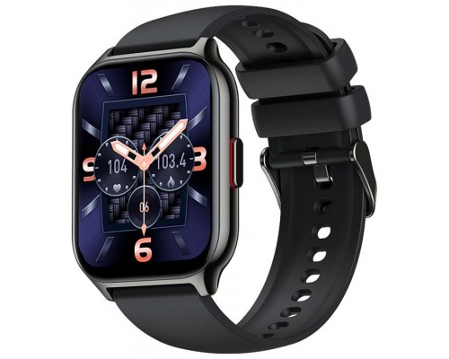 Smartwatch COOL Nova Silicona Negro (Llamadas, Salud, Deporte)