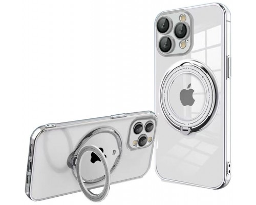 Carcasa COOL para iPhone 15 Pro Magnética Ring Plata
