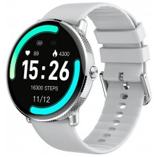 Smartwatch COOL Pantalla AMOLED Forever Silicona Gris (Llamadas, Salud, Deporte)
