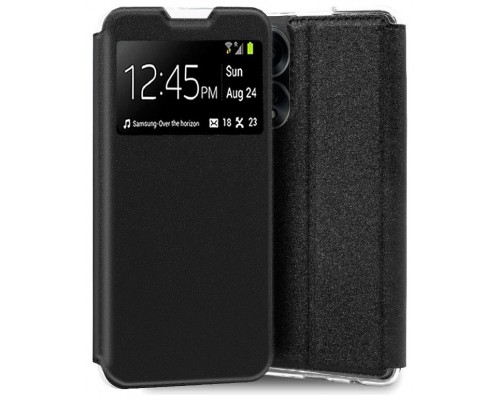 Funda COOL Flip Cover para Oppo A58 4G Liso Negro