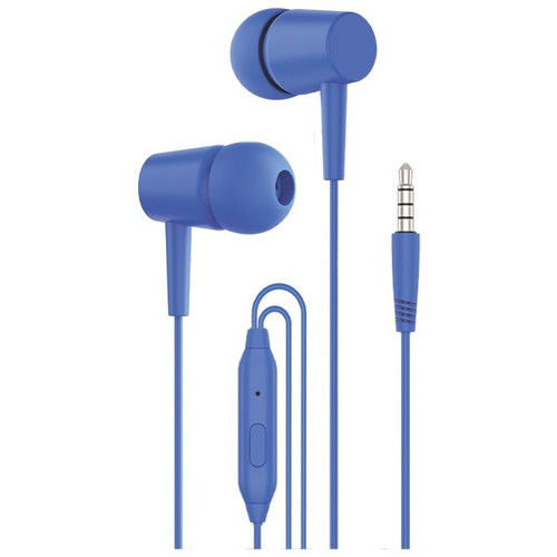 Auriculares 3,5 mm COOL Bear Stereo Con Micro Azul-CS2 Auriculares 3,5 mm COOL Bear Stereo Con Micro Azul
