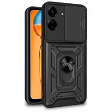 Carcasa COOL para Xiaomi Redmi 13C / Poco C65 Hard Ring Negro