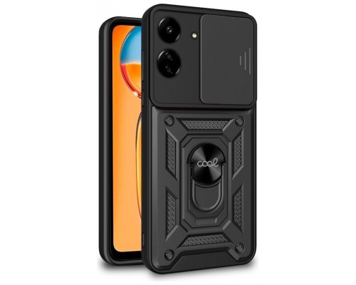 Carcasa COOL para Xiaomi Redmi 13C / Poco C65 Hard Ring Negro