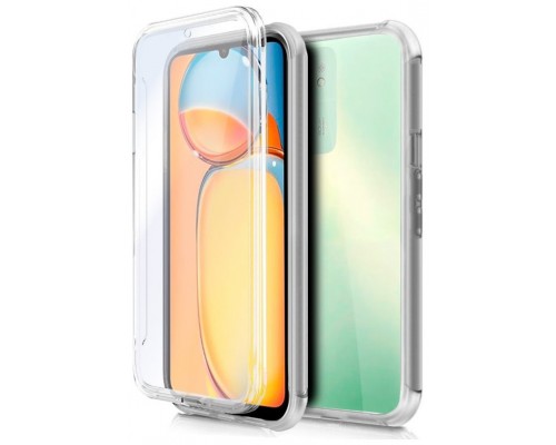 Funda COOL Silicona 3D para Xiaomi Redmi 13C / Poco C65 (Transparente Frontal + Trasera)