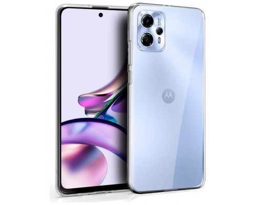 Funda COOL Silicona para Motorola Moto G13 / G23 (Transparente)