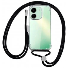 Carcasa COOL para Xiaomi Redmi 13C / Poco C65 Cordón Negro