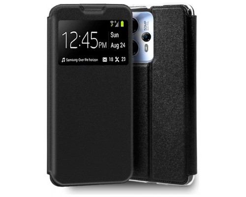 Funda COOL Flip Cover para Motorola Moto G13 / G23 Liso Negro