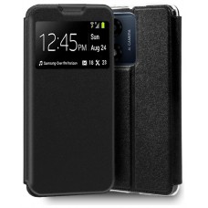 Funda COOL Flip Cover para Motorola Moto E13 Liso Negro