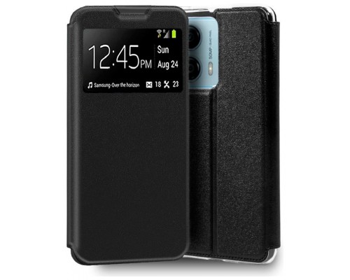 Funda COOL Flip Cover para Motorola Moto G53 5G Liso Negro