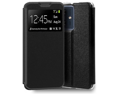 Funda COOL Flip Cover para Motorola Moto G54 5G Liso Negro