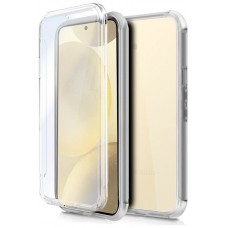 Funda COOL Silicona 3D para Samsung S926 Galaxy S24 Plus (Transparente Frontal + Trasera)