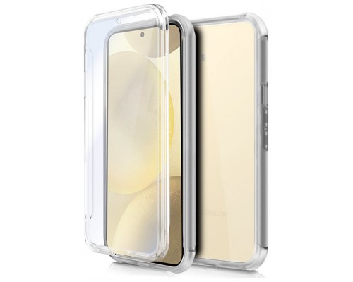 Funda COOL Silicona 3D para Samsung S926 Galaxy S24 Plus (Transparente Frontal + Trasera)