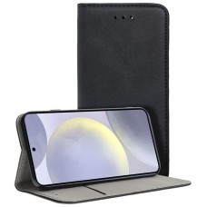 Funda COOL Flip Cover para Samsung S921 Galaxy S24 Liso Negro