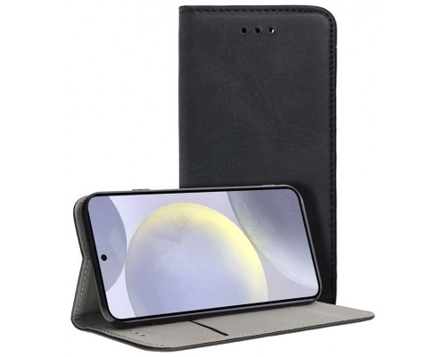 Funda COOL Flip Cover para Samsung S921 Galaxy S24 Liso Negro