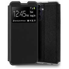 Funda COOL Flip Cover para Samsung A155 Galaxy A15 / A15 5G / M15 5G Liso Negro