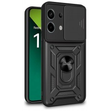 Carcasa COOL para Xiaomi Redmi Note 13 Pro 5G / Poco X6 5G Hard Ring Negro
