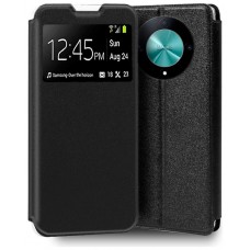 Funda COOL Flip Cover para Honor Magic 6 Lite 5G Liso Negro
