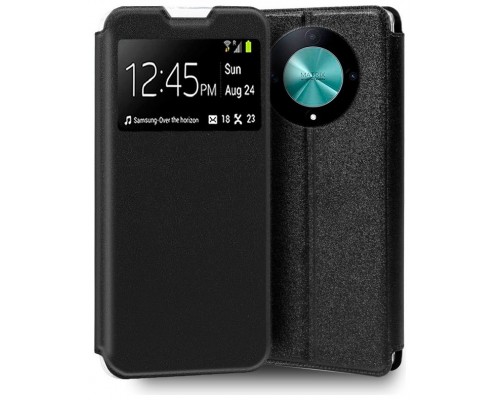 Funda COOL Flip Cover para Honor Magic 6 Lite 5G Liso Negro