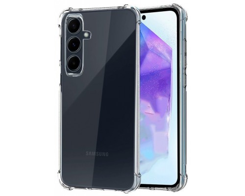 Carcasa COOL para Samsung A556 Galaxy A55 5G AntiShock Transparente