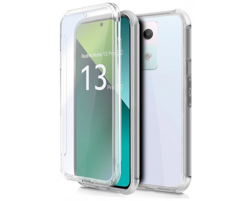 Funda COOL Silicona 3D para Xiaomi Redmi Note 13 Pro 5G (Transparente Frontal + Trasera)