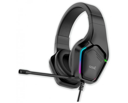 Auriculares Stereo PC / PS4 / PS5 / Xbox Gaming Led RGB COOL Exodus + Adapt. Audio