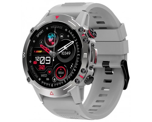 Smartwatch Pantalla Amoled COOL Adventure Silicona Gris (Llamadas, Salud...)