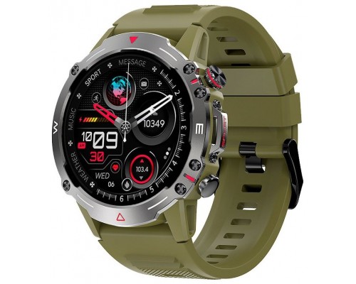 Smartwatch Pantalla Amoled COOL Adventure Silicona Verde (Llamadas, Salud...)