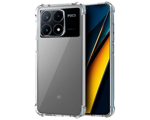 Carcasa COOL para Xiaomi Poco X6 Pro 5G AntiShock Transparente