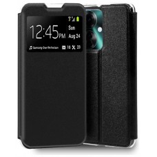 Funda COOL Flip Cover para Oppo Reno 11F 5G Liso Negro