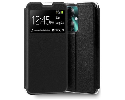 Funda COOL Flip Cover para Oppo Reno 11F 5G Liso Negro