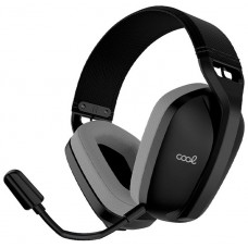 Auriculares Stereo PC / PS4 / PS5 Negro (3 en 1: Wireless / Bluetooth / Jack) COOL Newton