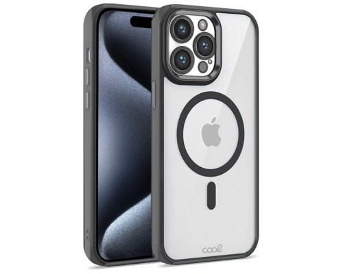 Carcasa COOL para iPhone 15 Pro Magnética Borde Negro
