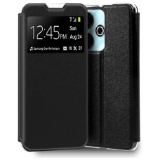 Funda COOL Flip Cover para Xiaomi Redmi 13 / Poco M6 Liso Negro