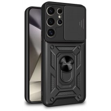 Carcasa COOL para Samsung S928 Galaxy S24 Ultra Hard Ring Negro