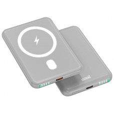 Bateria Externa Universal MAGNÉTICA Power Bank Qi 5000 mAh COOL Gris