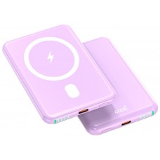 Bateria Externa Universal MAGNÉTICA Power Bank Qi 5000 mAh COOL Violeta