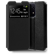 Funda COOL Flip Cover para Honor 200 Lite Liso Negro