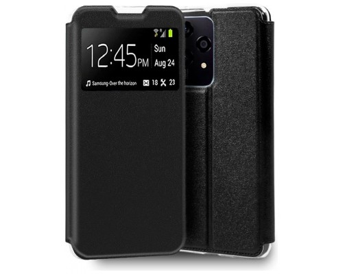 Funda COOL Flip Cover para Honor 200 Lite Liso Negro