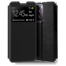 Funda COOL Flip Cover para Oppo Reno 12 Pro 5G Liso Negro