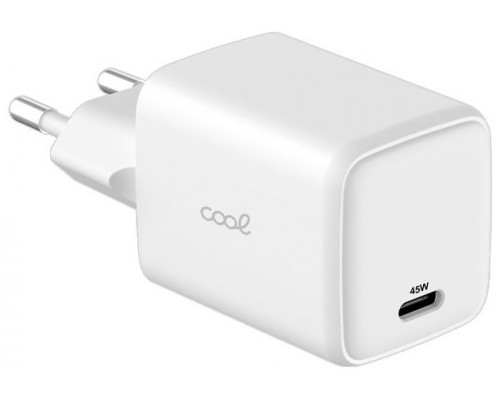 Cargador Red Universal Ultra Fast (PD) Tipo-C COOL (45W) GaN Blanco