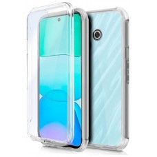 Funda COOL Silicona 3D para Xiaomi Redmi 13 (Transparente Frontal + Trasera)