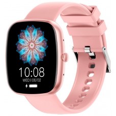 Smartwatch COOL Border Silicona Rosa (Llamadas, Salud, Deporte)