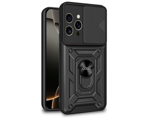 Carcasa COOL para iPhone 16 Pro Hard Ring Negro