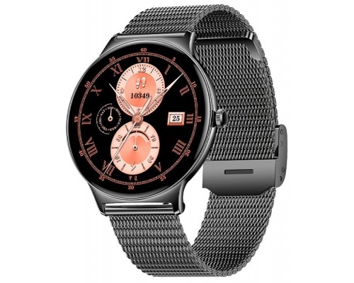 Smartwatch COOL Ultrathin + 2 Correas (Amoled, Llamadas, Ultrafino) Negro