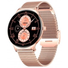 Smartwatch COOL Ultrathin + 2 Correas (Amoled, Llamadas, Ultrafino) Rosa