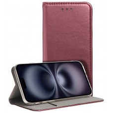 Funda COOL Flip Cover para iPhone 16 Liso Burgundy