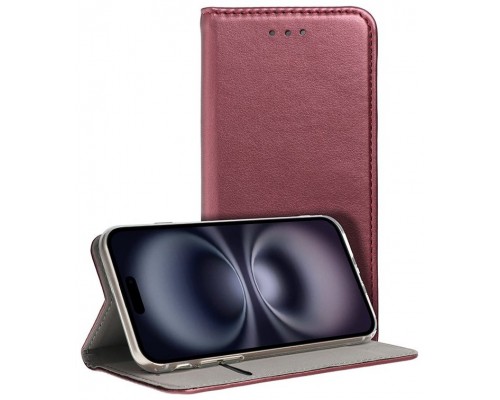 Funda COOL Flip Cover para iPhone 16 Liso Burgundy