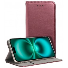 Funda COOL Flip Cover para iPhone 16 Plus Liso Burgundy