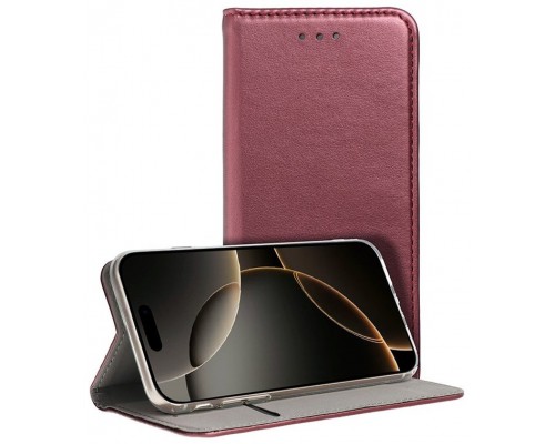 Funda COOL Flip Cover para iPhone 16 Pro Liso Burgundy